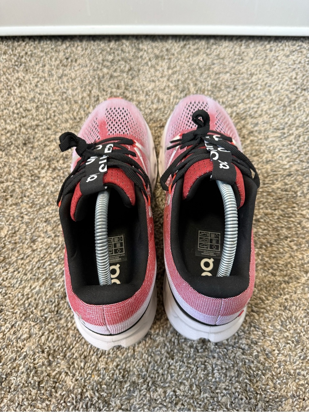 On Running Women's Cloudswift Coral Pink Lightweight Running Shoes - Picture 5 of 8